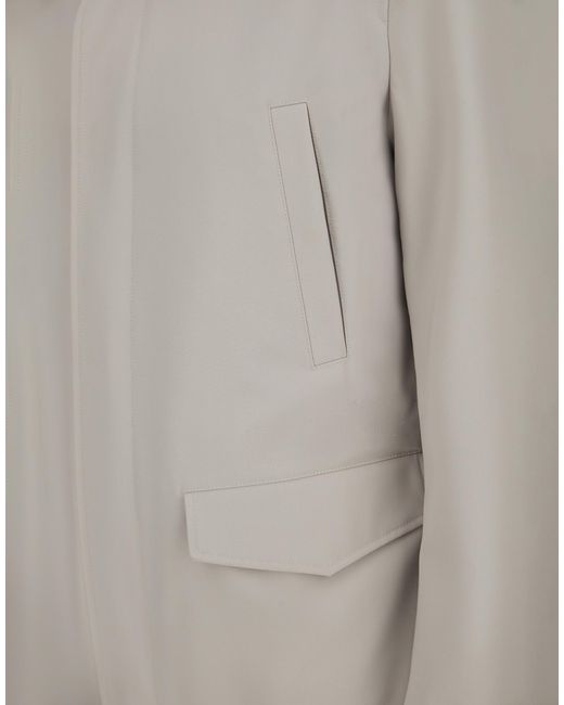 Herno Gray Field Jacket for men