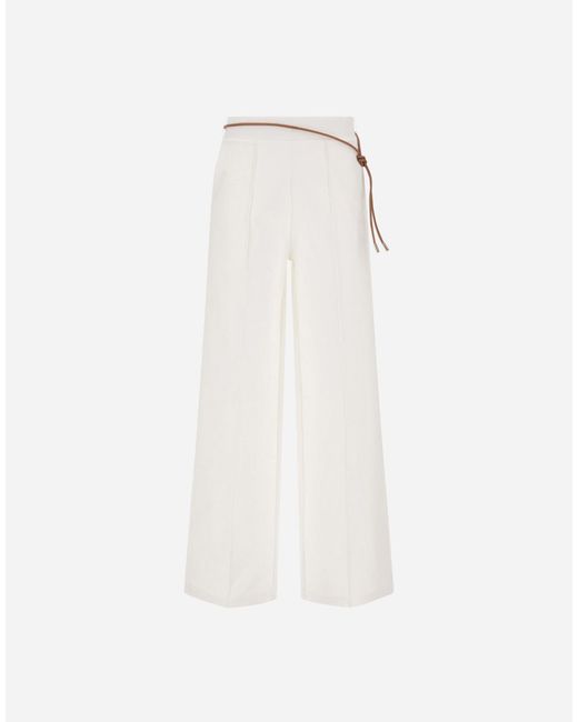 Herno White Trousers