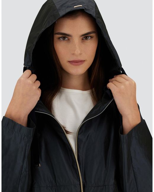 Herno Blue New Techno Taffeta Long Parka