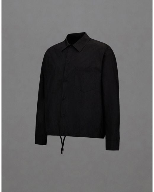 Herno Black Laminar Shirt