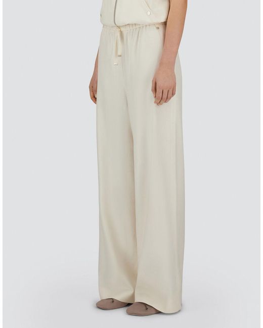 Herno White Resort Trousers