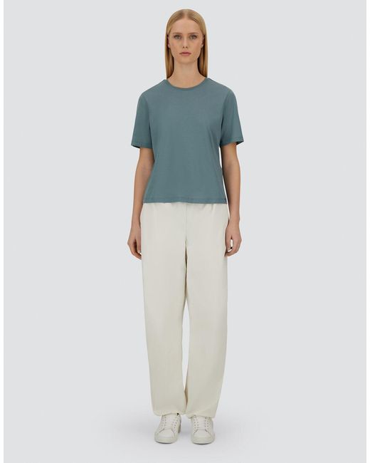 Herno Blue Resort Mercerized Cotton Jersey T-Shirt