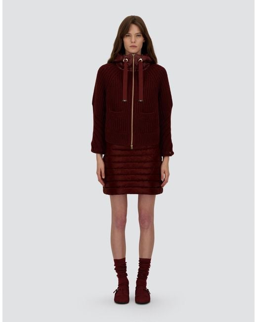 Herno Red Cardigan