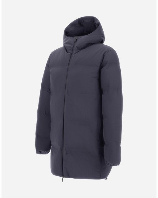 Herno Blue Long Jacket for men