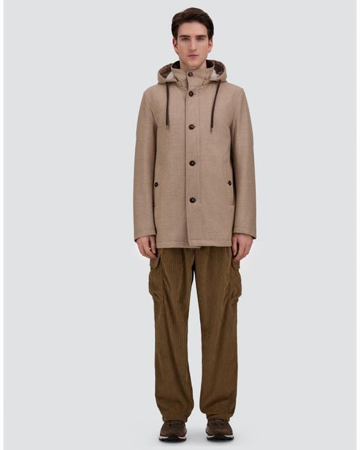 Herno Natural Short Parka for men