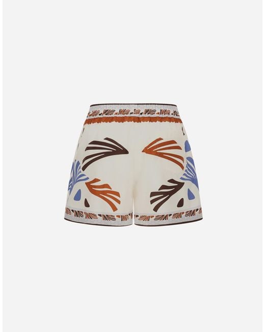 Herno White Shorts