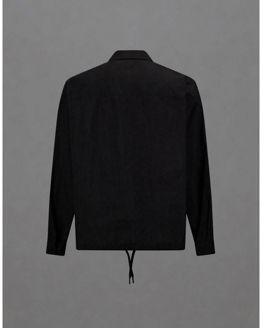 Herno Black Laminar Shirt