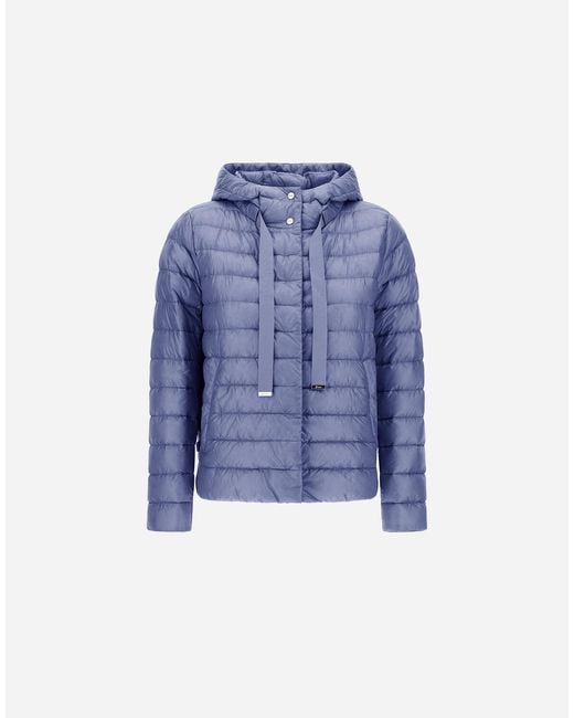 Herno Blue Nylon Ultralight Jacket