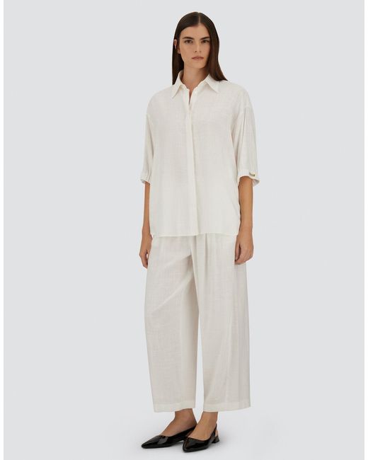 Herno White Trousers