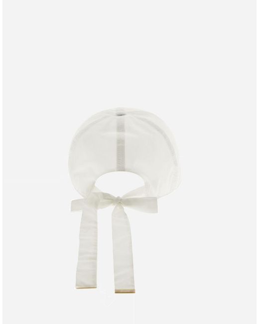 Herno White Baseball Cap