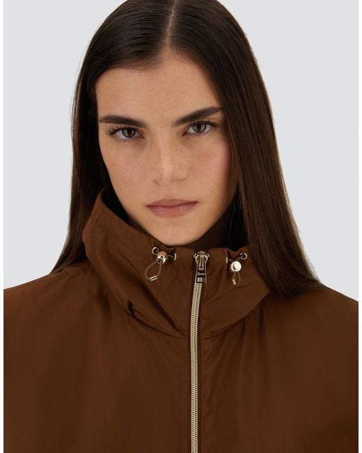 Herno Brown New Techno Taffeta Jacket
