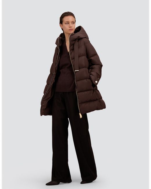 Herno Brown A-Shape Jacket