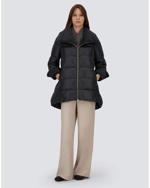 Herno Black A-Shape Jacket