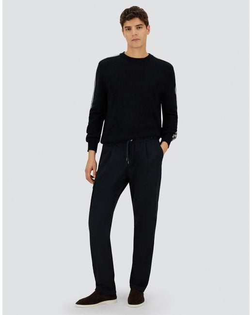 Herno Blue Resort Cargo Trousers for men
