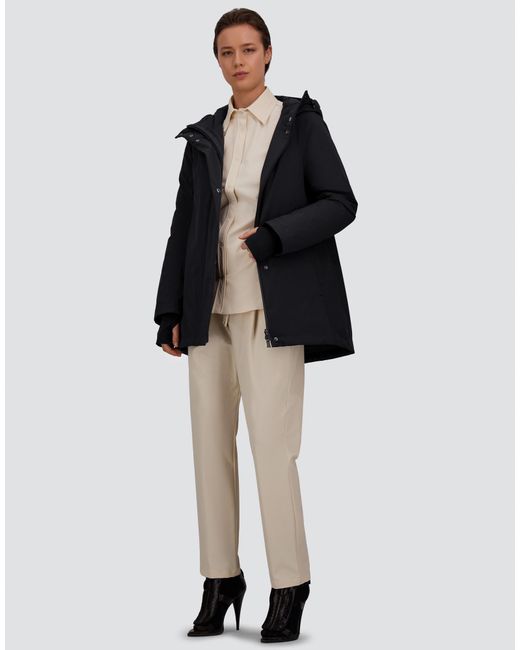 Herno Black A-Shape Jacket