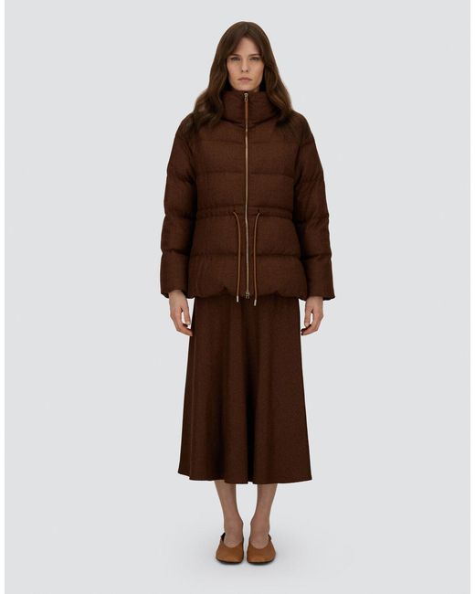 Herno Brown Short Parka