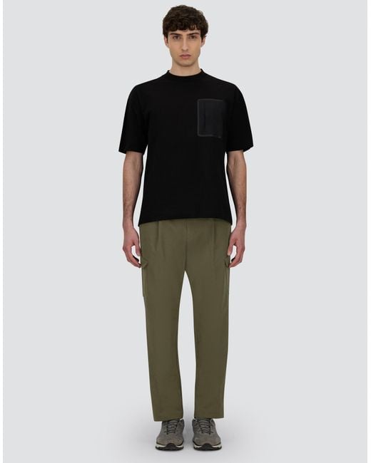 Herno Green Light Comfort Stretch Woven Cargo Trousers for men