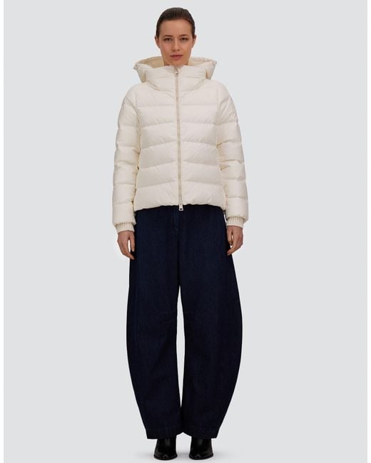 Herno White High-Neck Jacket