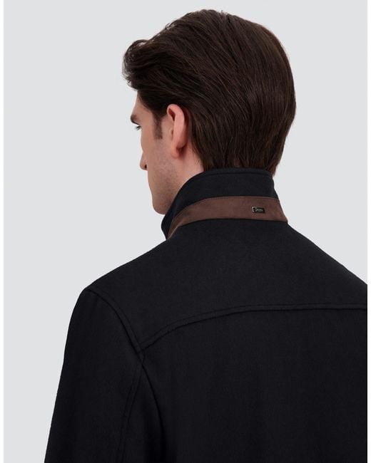 Herno Blue Pure Cashmere Jacket for men