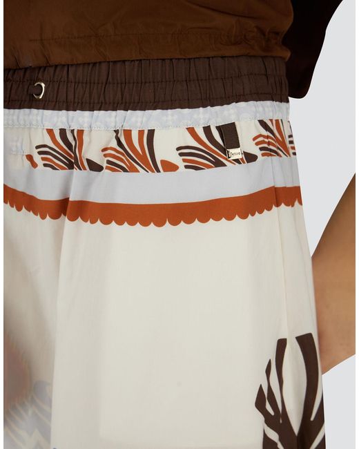 Herno White Skirt
