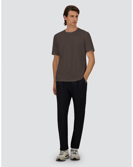 Herno Gray Jersey Crepe T-Shirt for men