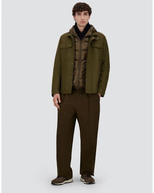 Herno Brown Nylon Ultralight Jacket for men