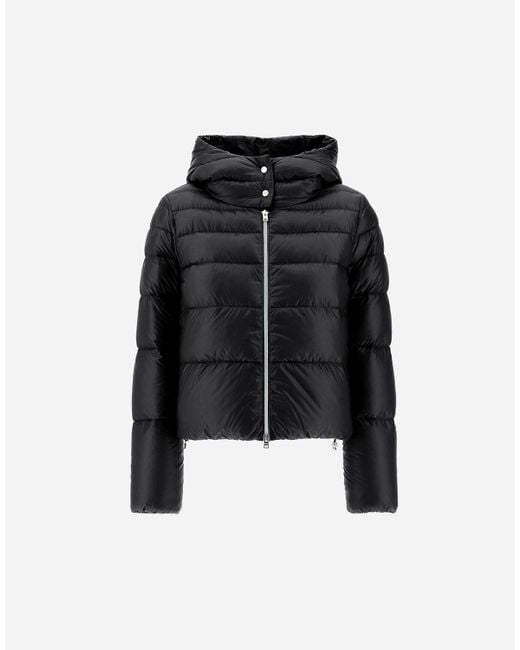 BOMBER RESORT IN NYLON ULTRALIGHT di Herno in Black