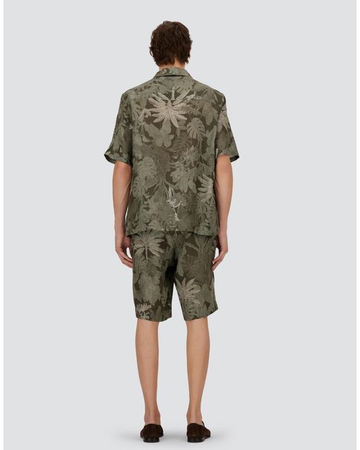 Herno Gray Cargo Shorts for men