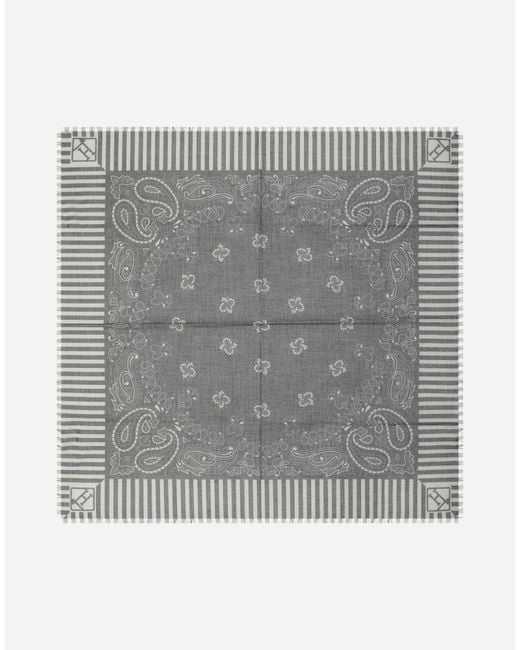 Herno Gray Scarf for men