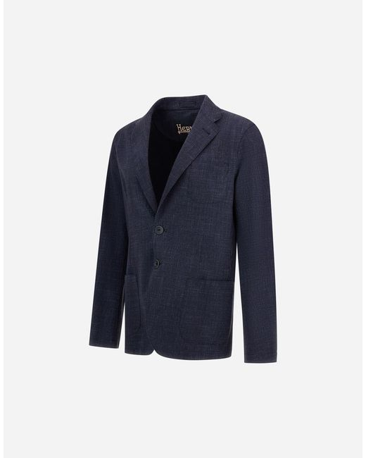 Herno Blue Blazer for men