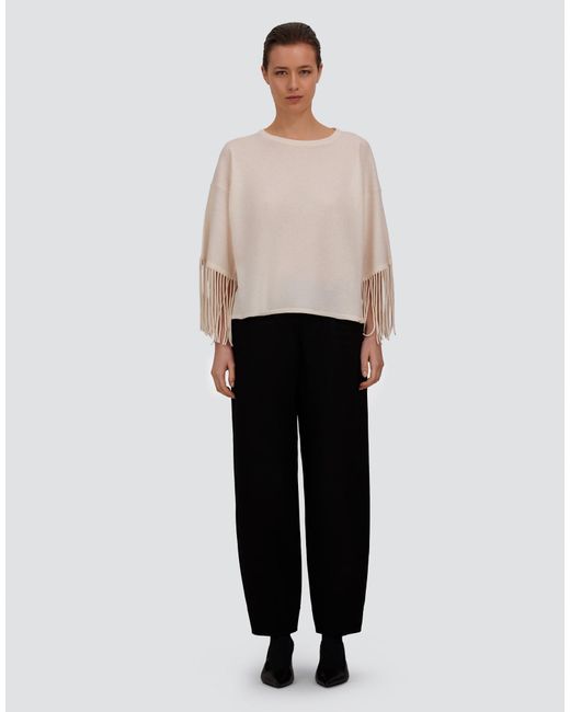Herno White Wool And Cashmere Stocking-Stitch Jumper