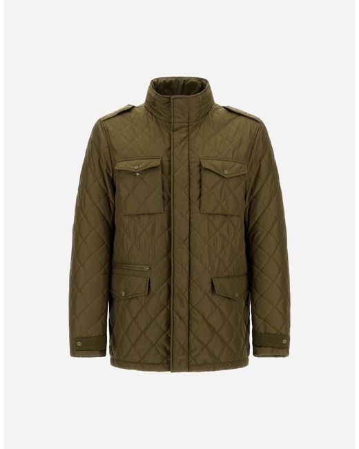 Herno Green Field Jacket for men