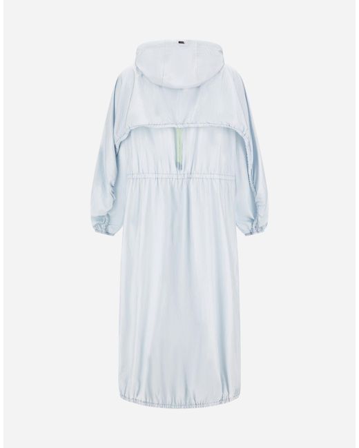 Herno Blue Shiny Tech Crinkle Parka