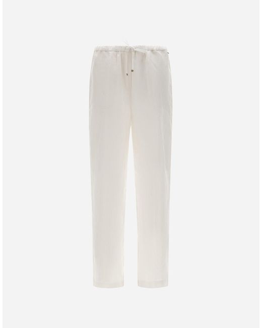 Herno White Resort Trousers