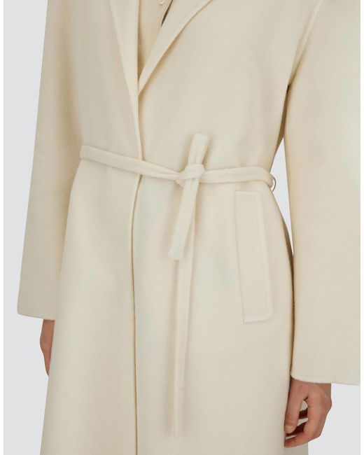 Herno White Belted Coat