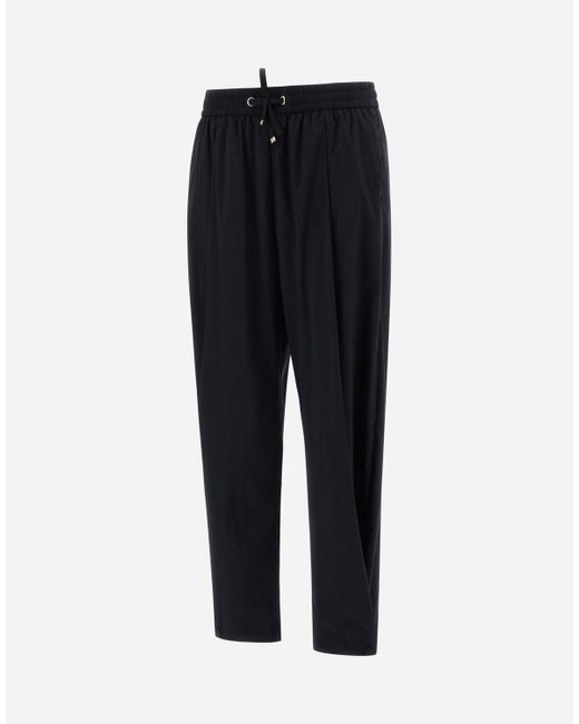 Herno Blue Light Nylon Stretch Trousers