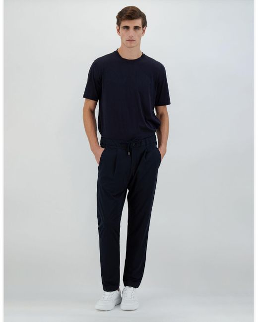 Herno Pantalones De Nylon Jersey in Black for Men Lyst UK