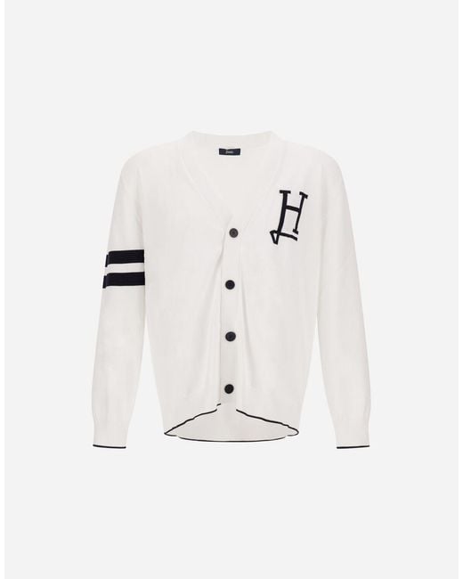 Herno Natural Cardigan for men