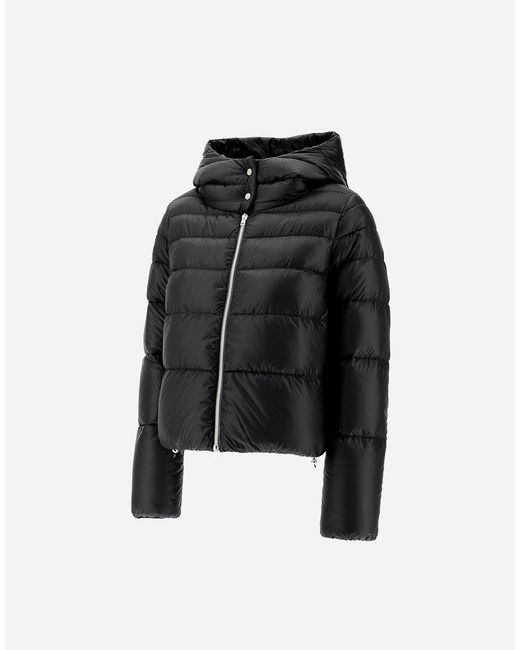 Herno Black Resort Bomber Jacket