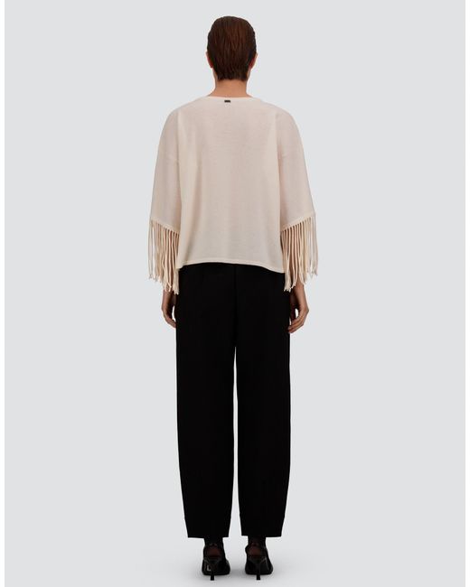 Herno White Wool And Cashmere Stocking-Stitch Jumper