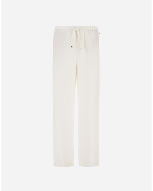Herno White Resort Trousers