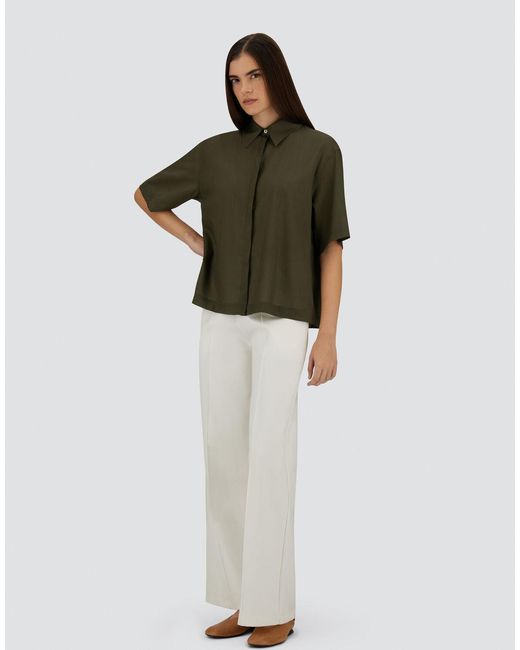 Herno Green Short-Sleeved Shirt