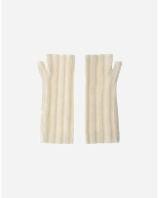 Herno White Handschuhe Aus Kaschmir