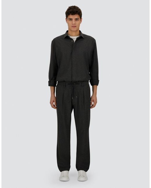 Herno Gray Resort Wool Knickerbocker Trousers for men