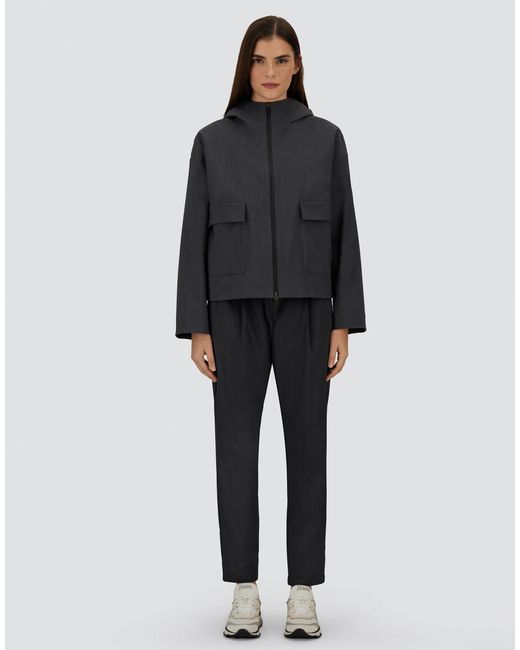 Herno Blue Nylon Maestro Trousers