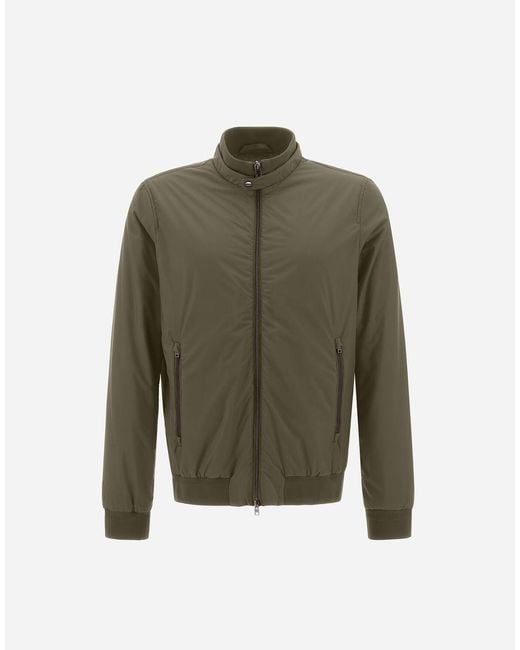 Herno Multicolor Ecoage High-Collar Bomber Jacket for men