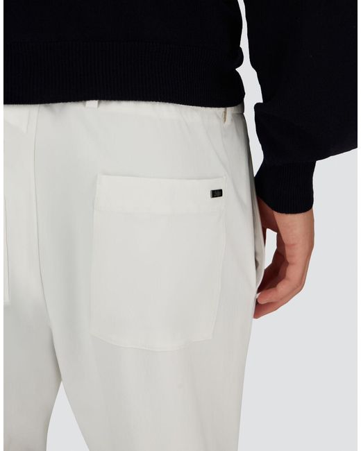 Herno White Trousers for men