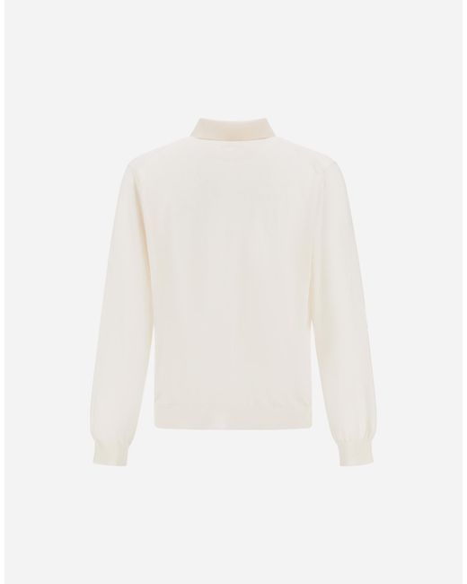 Herno White Resort Polo Shirt for men