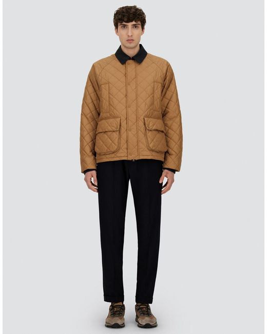 Herno Natural Nylon Chamonix And Waxed Tech Cotton Jacket for men