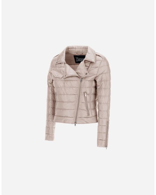 Herno White Bomber Jacket